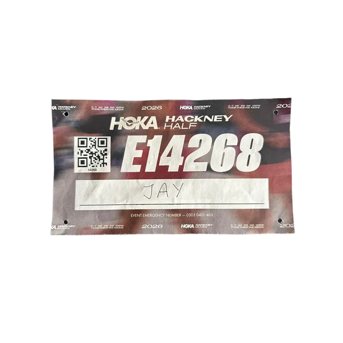 2026 Hoka Hackney Half Marathon Bib