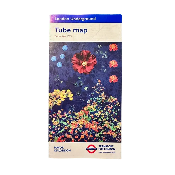 London Underground Tube Map, December 2023