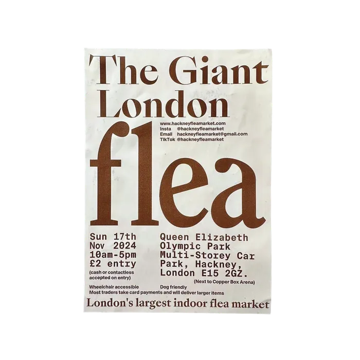 The Giant London Flea, 17 November 2024