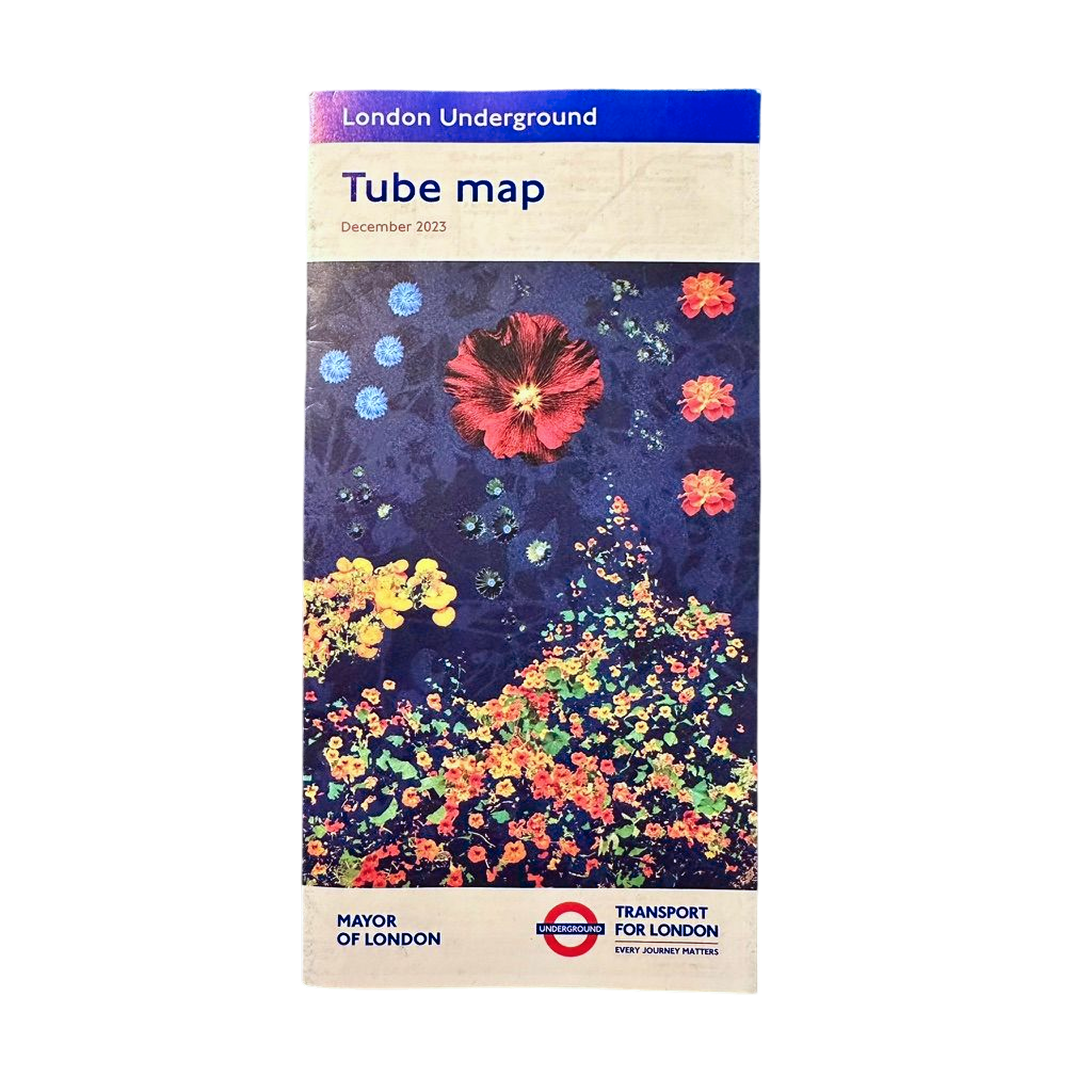 London Underground Tube Map, December 2023
