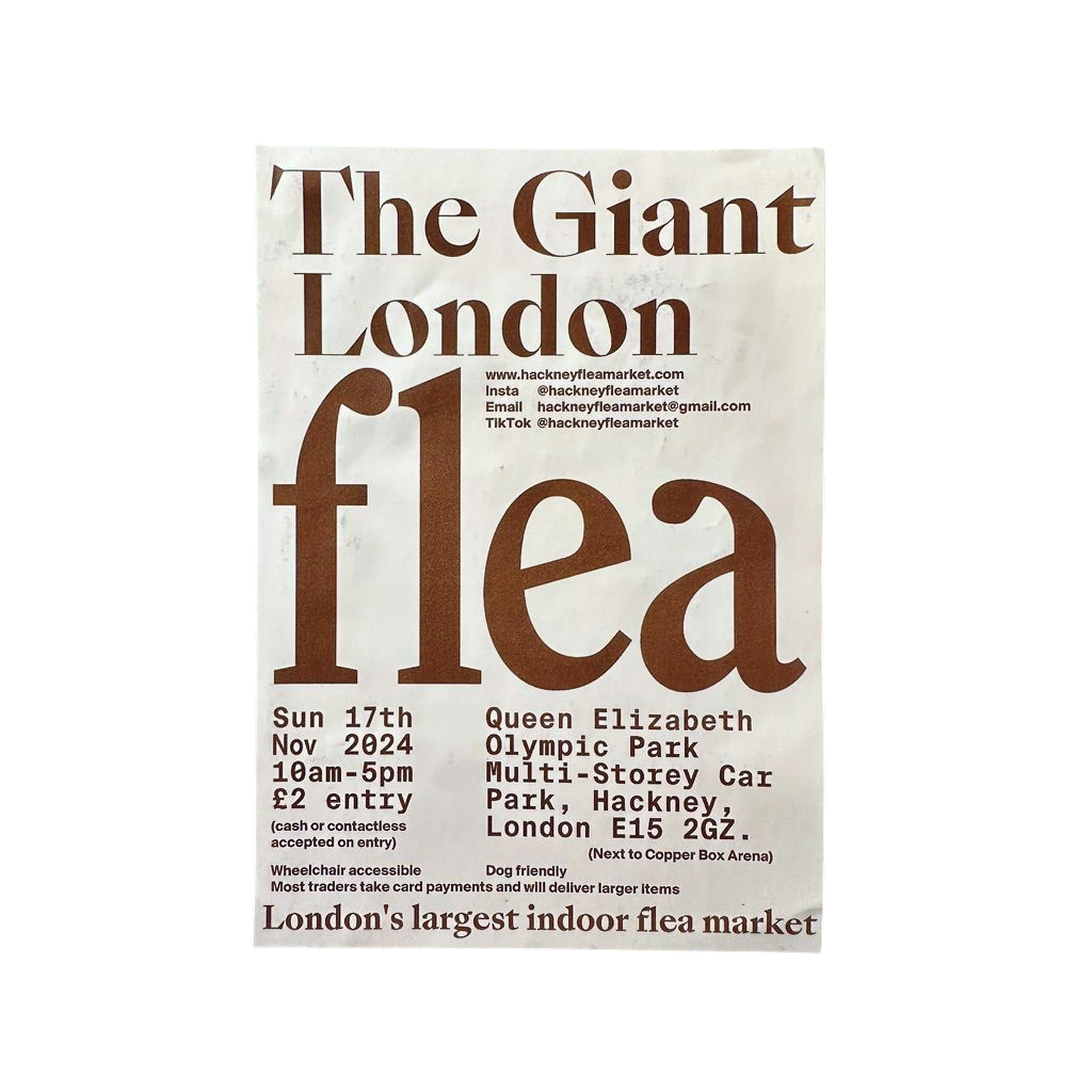 The Giant London Flea, 17 November 2024
